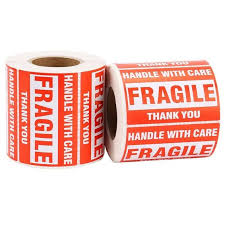 Fragile Labels Roll Of 1000